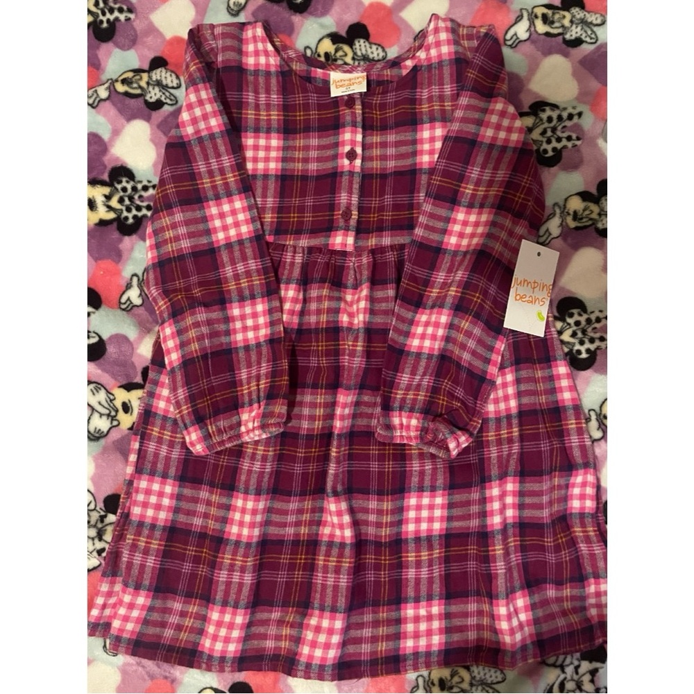 Toddler flannel tunic